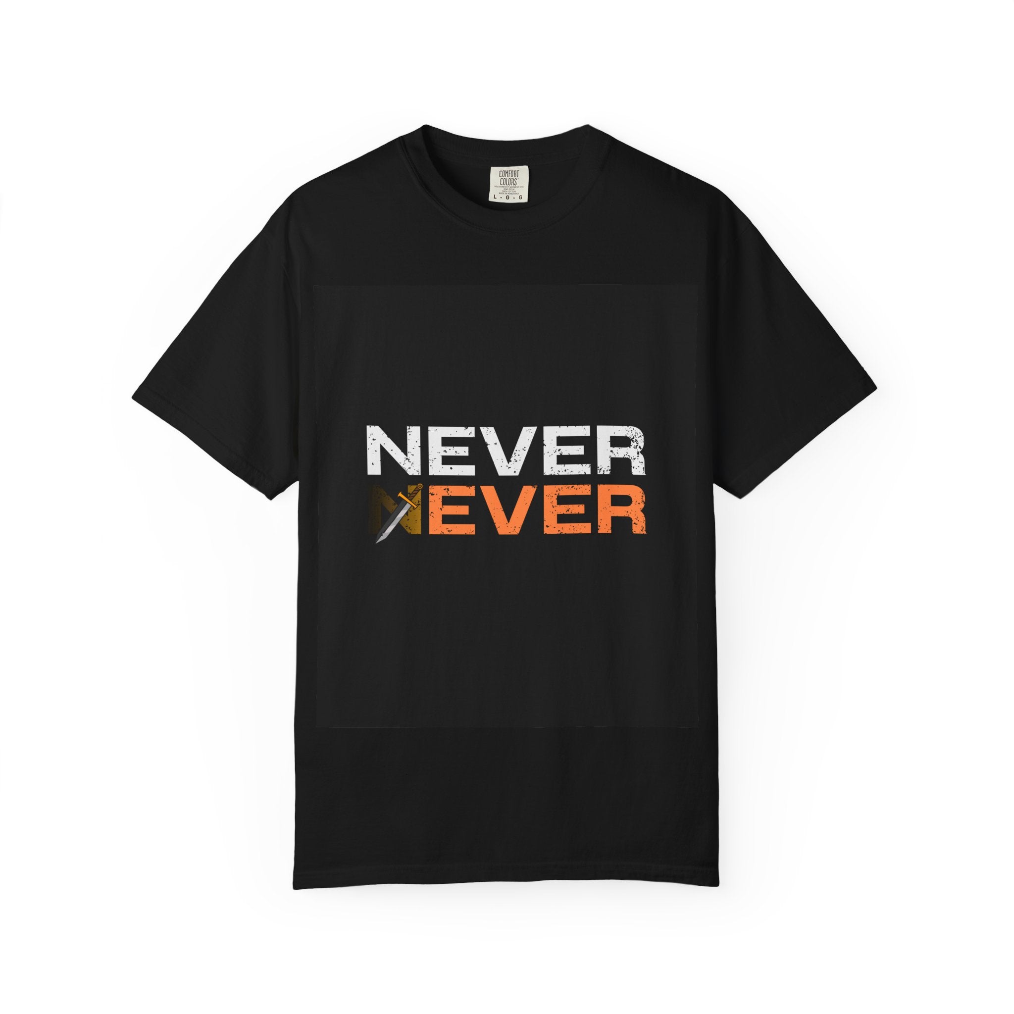 Never Ever with Axe T-Shirt — Graphic Statement Tee