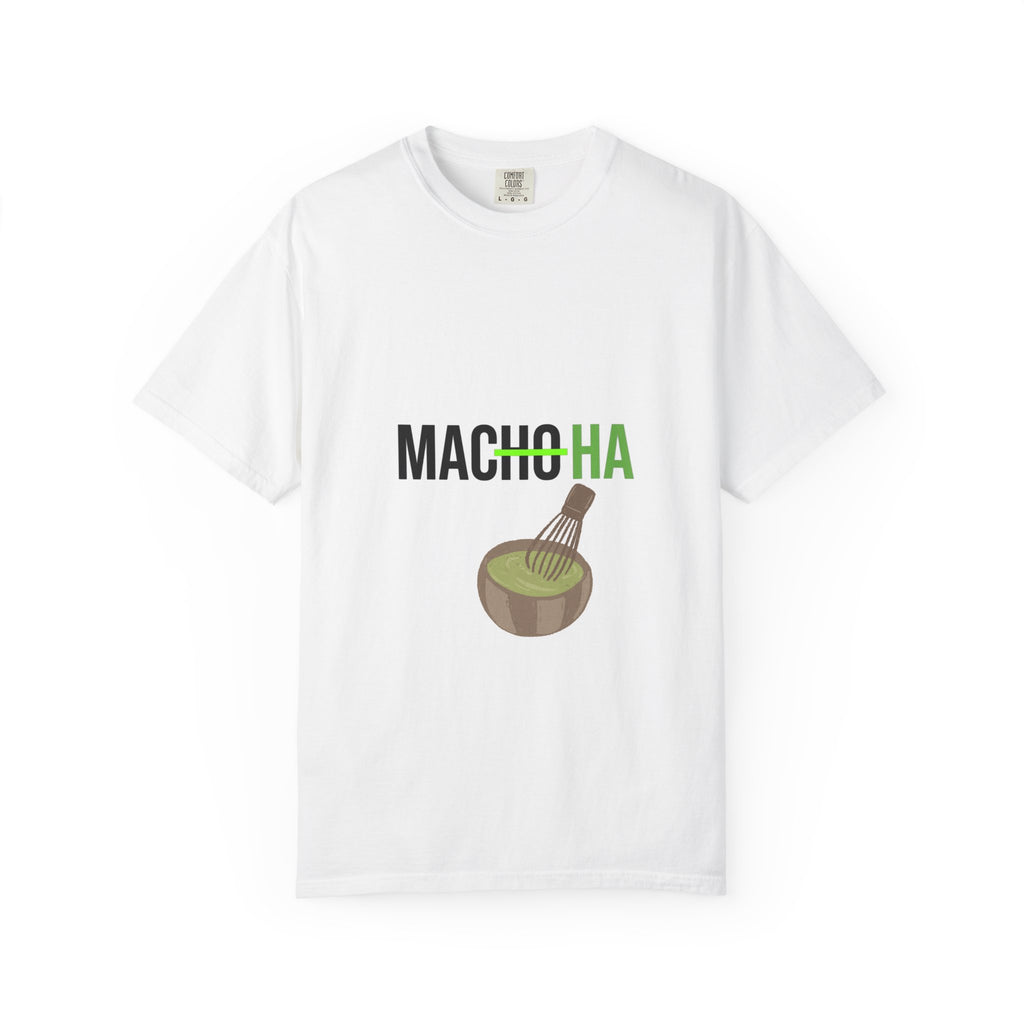 Matcha Tee — "MACHOHA" Funny Matcha Pun T-Shirt for Matcha Lovers
