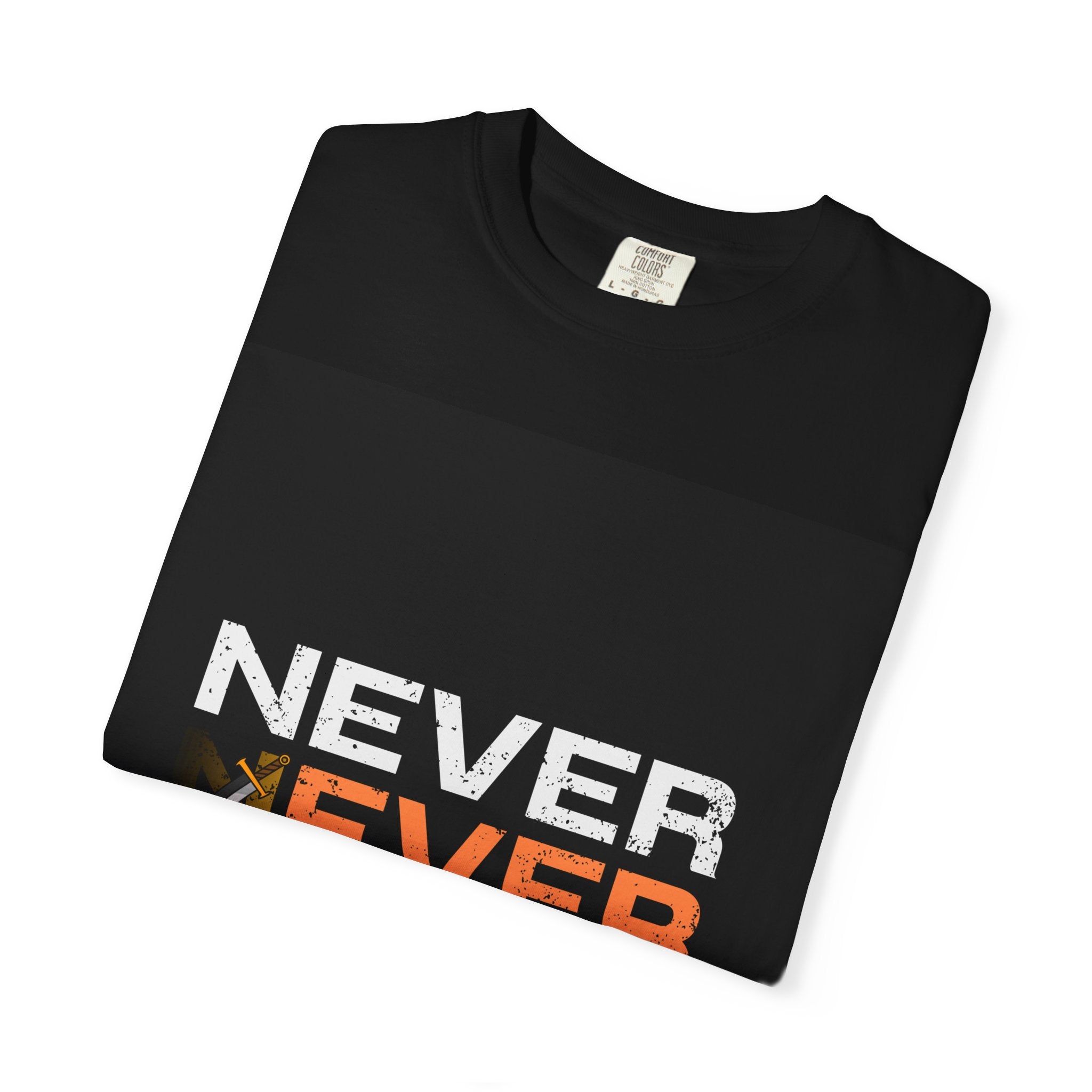 Never Ever with Axe T-Shirt — Graphic Statement Tee