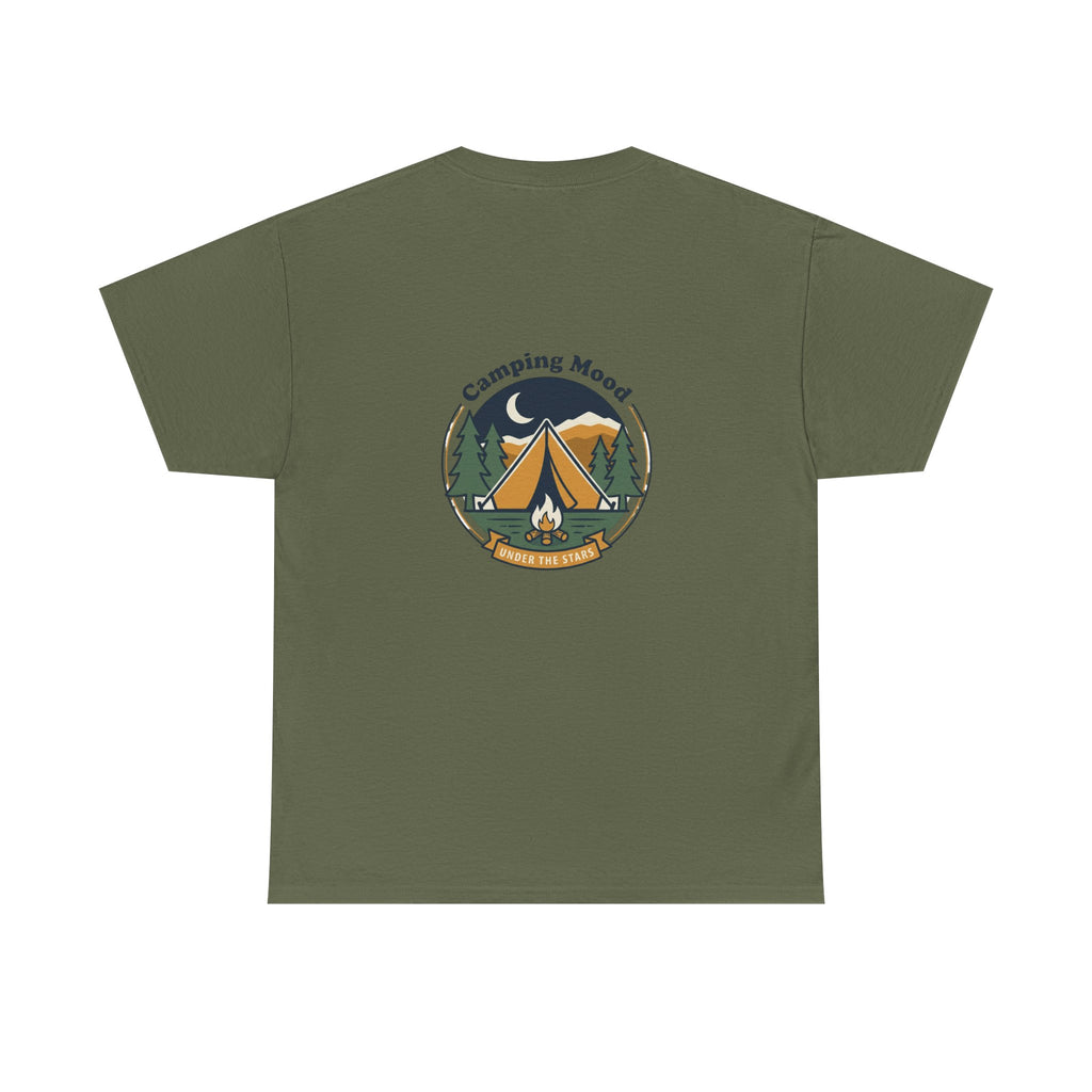 T-Shirt — "Fresh Air & Zero Notifications" Camping Graphic Tee