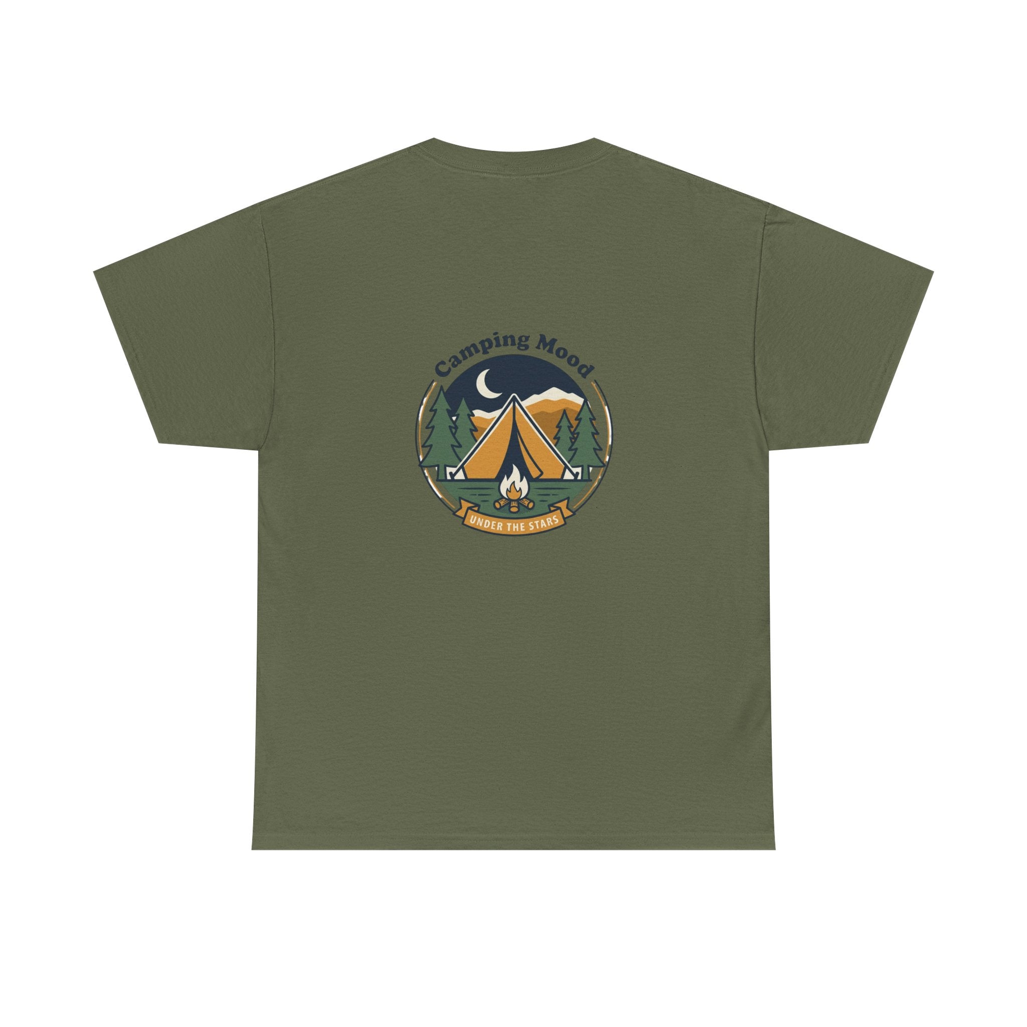 T-Shirt — "Fresh Air & Zero Notifications" Camping Graphic Tee