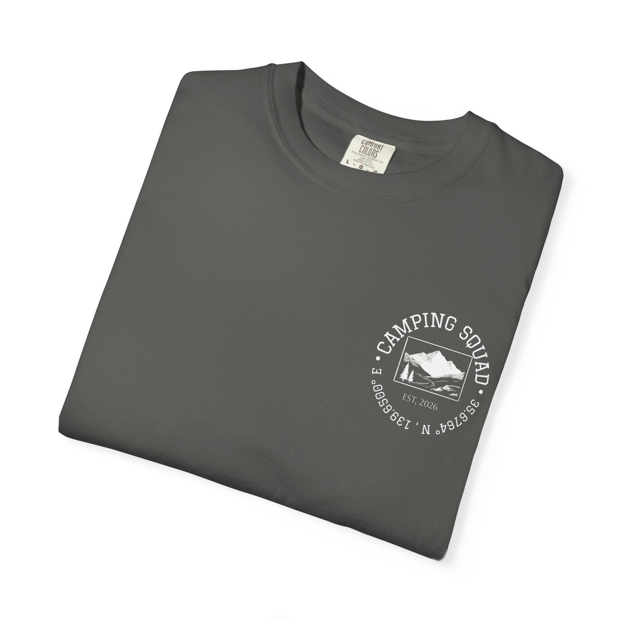 Camping Squad Pocket Tee — Vintage Outdoor Graphic T-Shirt