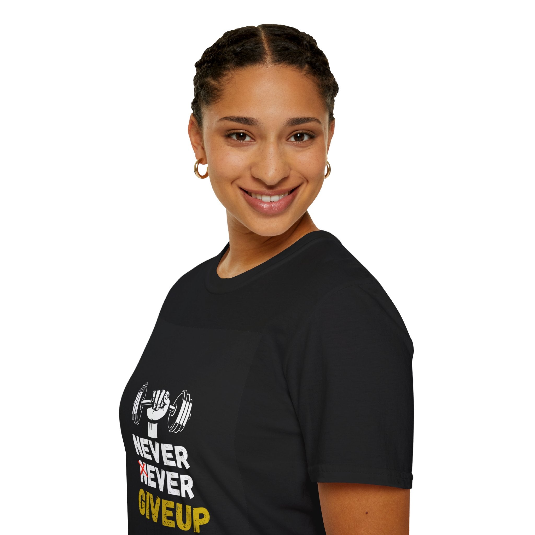 Never Ever Give Up T-Shirt