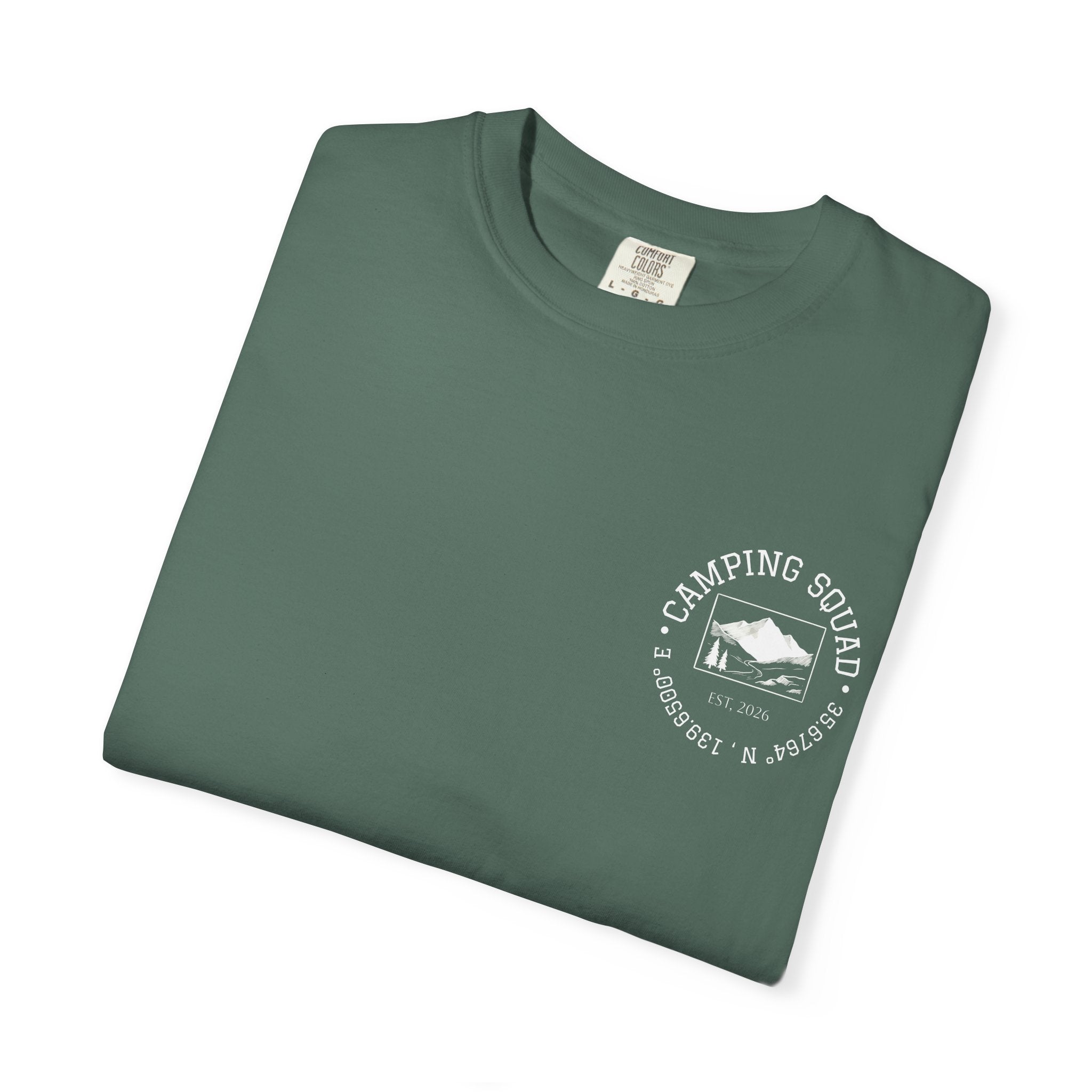 Camping Squad Pocket Tee — Vintage Outdoor Graphic T-Shirt