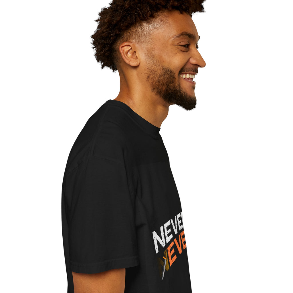 Never Ever with Axe T-Shirt — Graphic Statement Tee