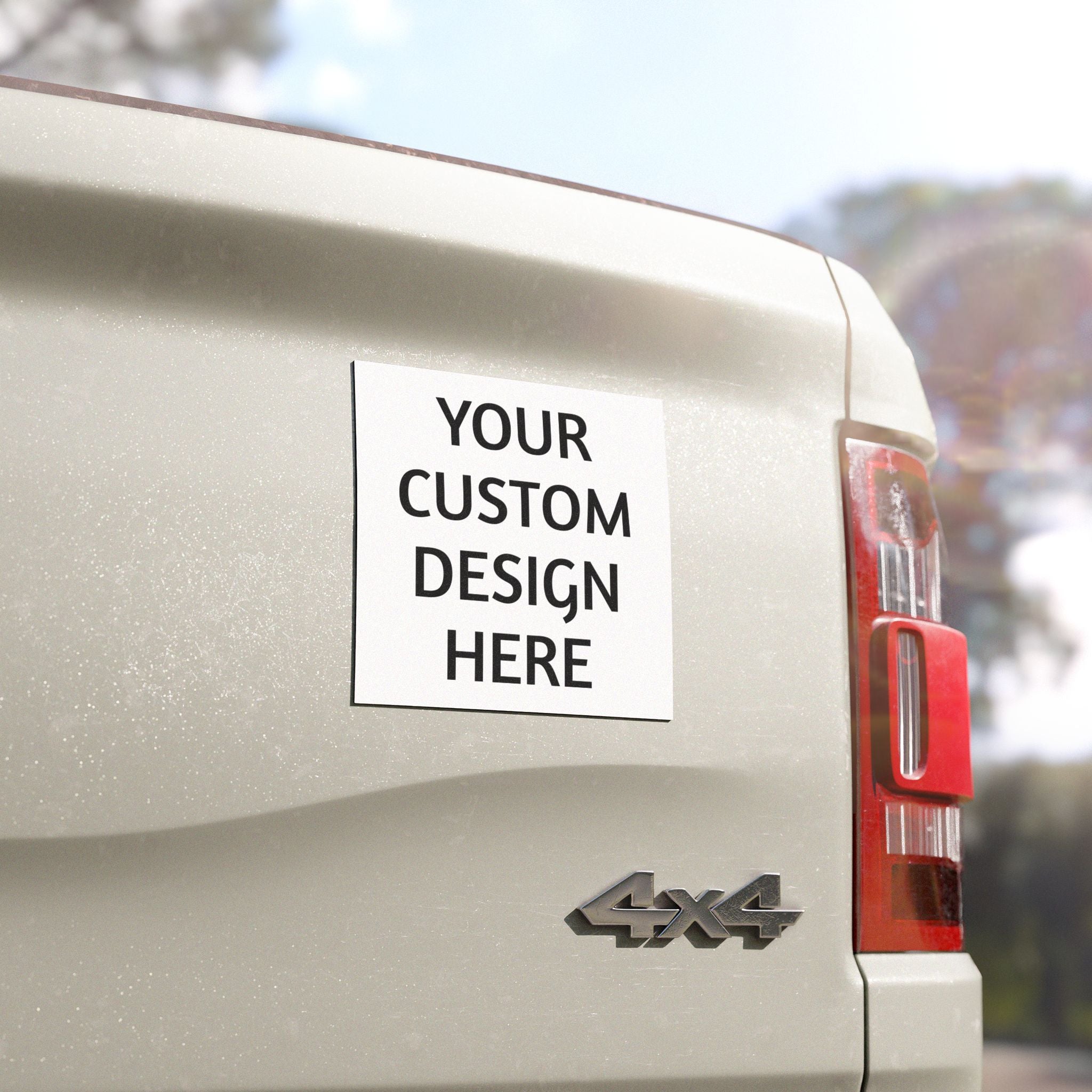 Personalized Car Magnet — Custom Vinyl Magnetic Vehicle Sign