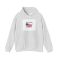 POV It's July USA flag map Hoodie | 4th of July Statue of Liberty back print