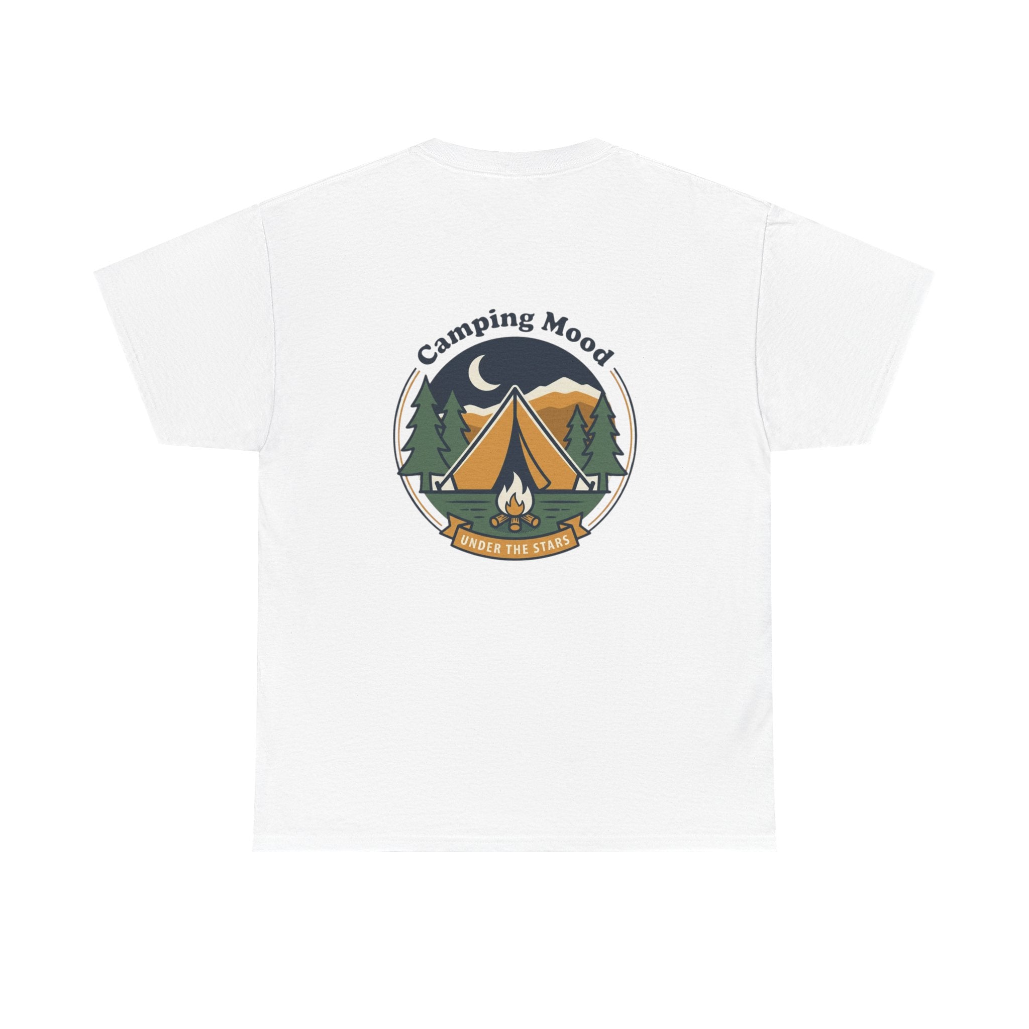 T-Shirt — "Fresh Air & Zero Notifications" Camping Graphic Tee