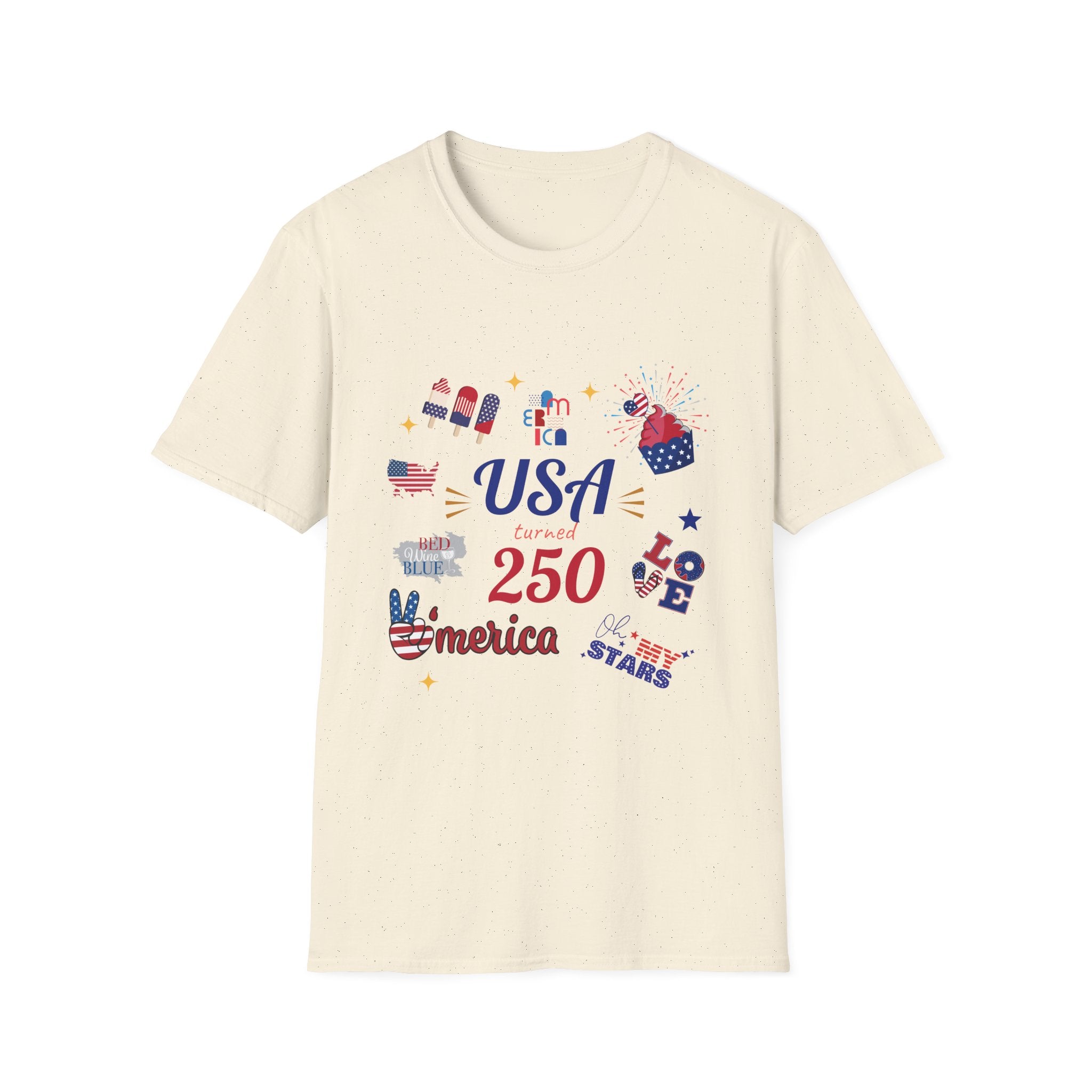 'Merica 250 Fourth of July USA Patriotic T-Shirt