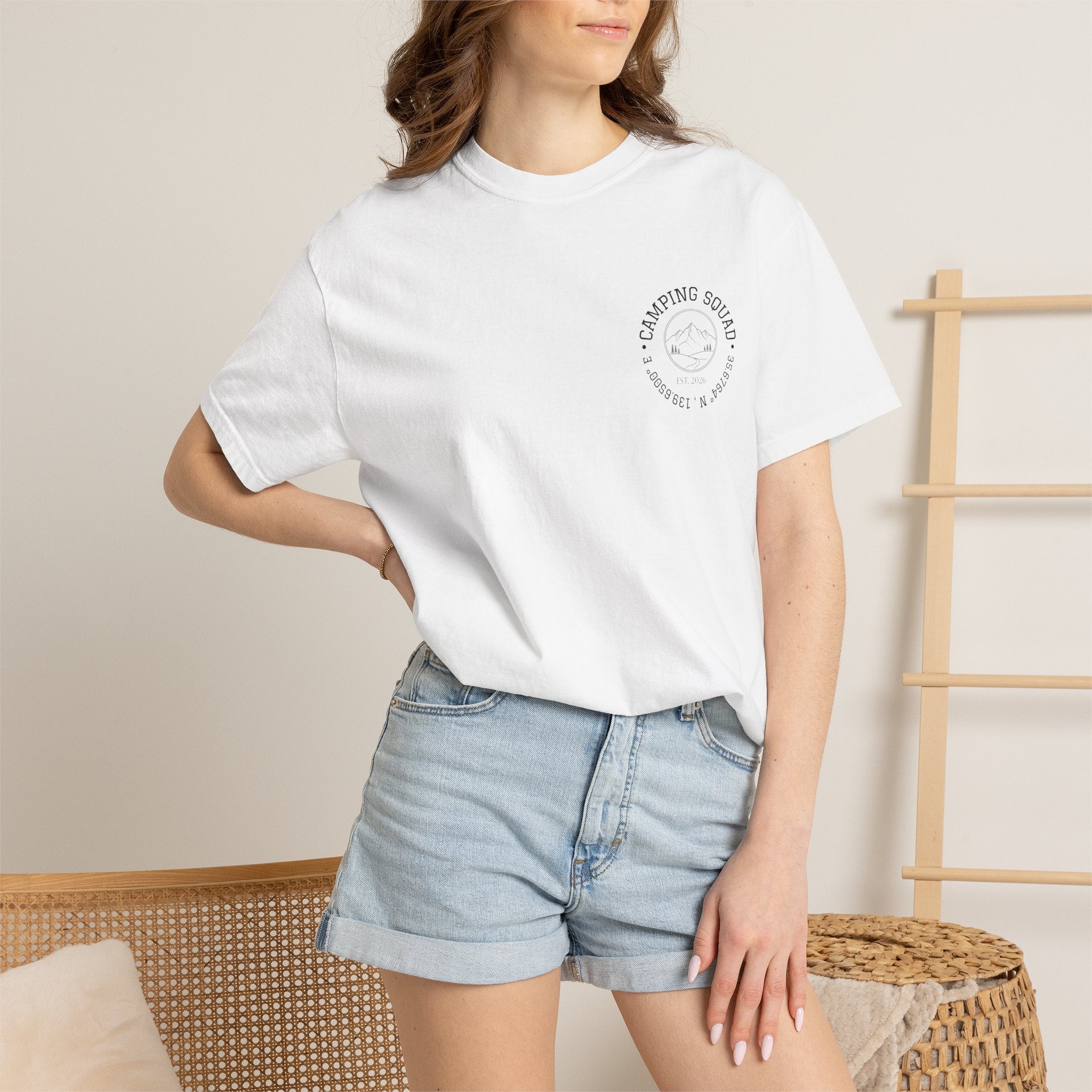 Camping Squad Pocket Tee — Vintage Outdoor Graphic T-Shirt