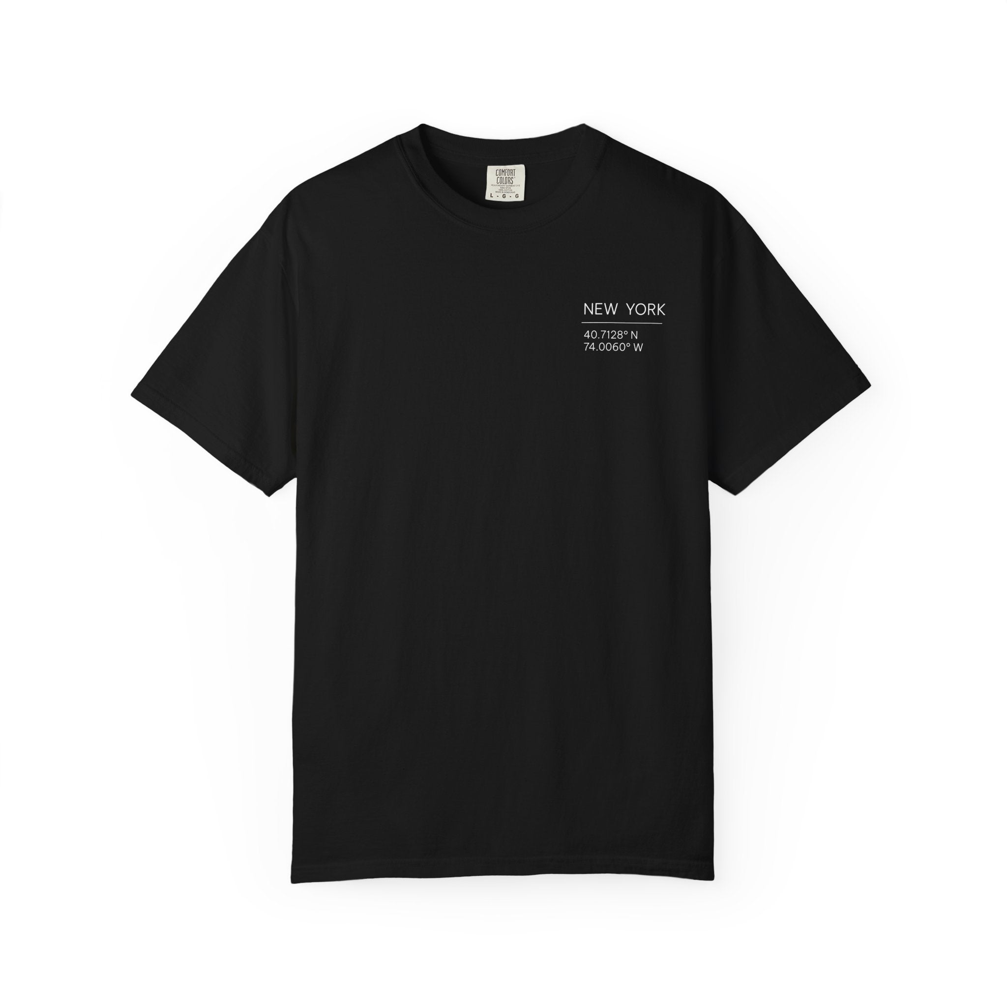 New York Skyline T-Shirt — "The City Never Sleeps" Garment-Dyed Tee