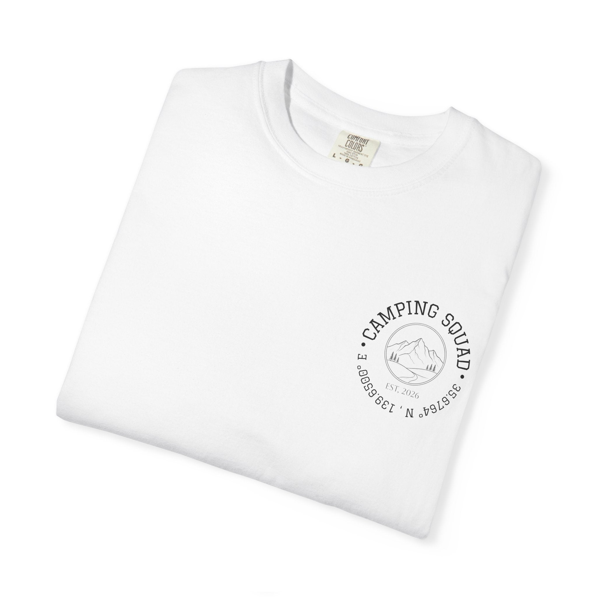 Camping Squad Pocket Tee — Vintage Outdoor Graphic T-Shirt