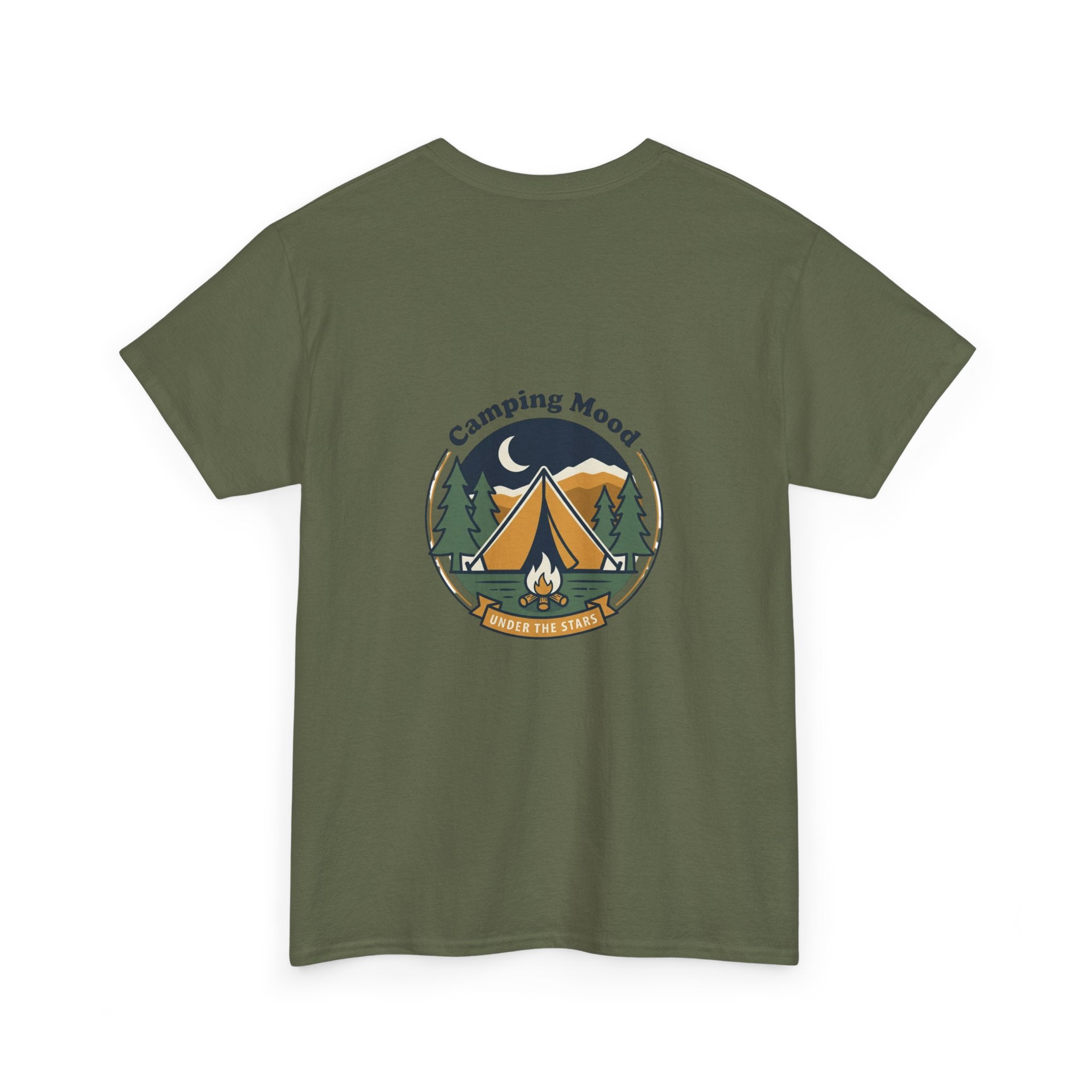 T-Shirt — "Fresh Air & Zero Notifications" Camping Graphic Tee