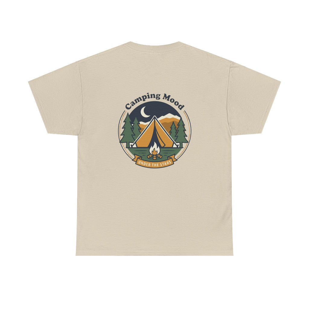 T-Shirt — "Fresh Air & Zero Notifications" Camping Graphic Tee