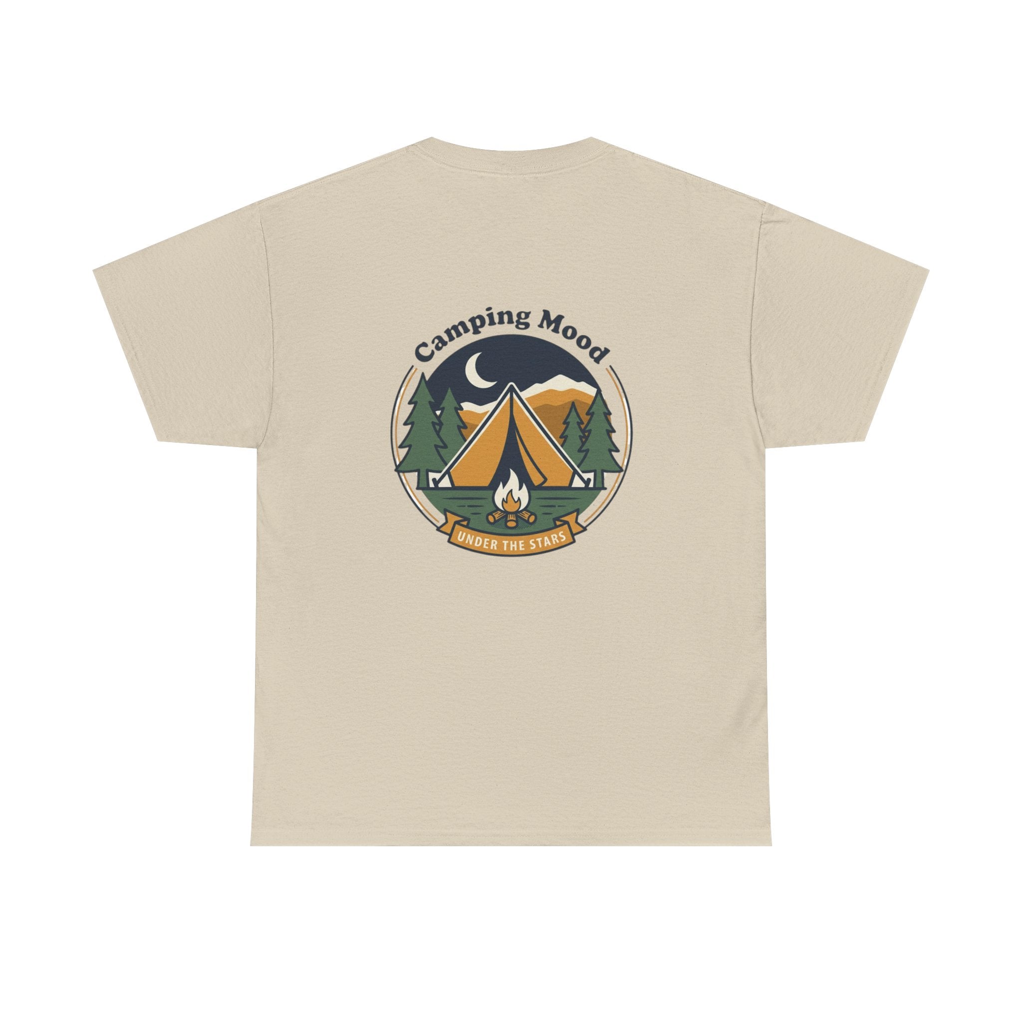 T-Shirt — "Fresh Air & Zero Notifications" Camping Graphic Tee