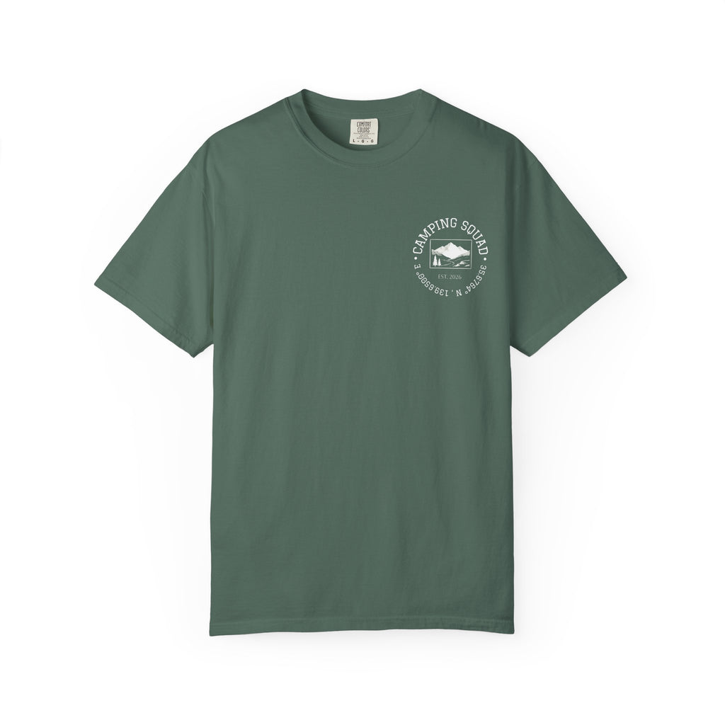 Camping Squad Pocket Tee — Vintage Outdoor Graphic T-Shirt