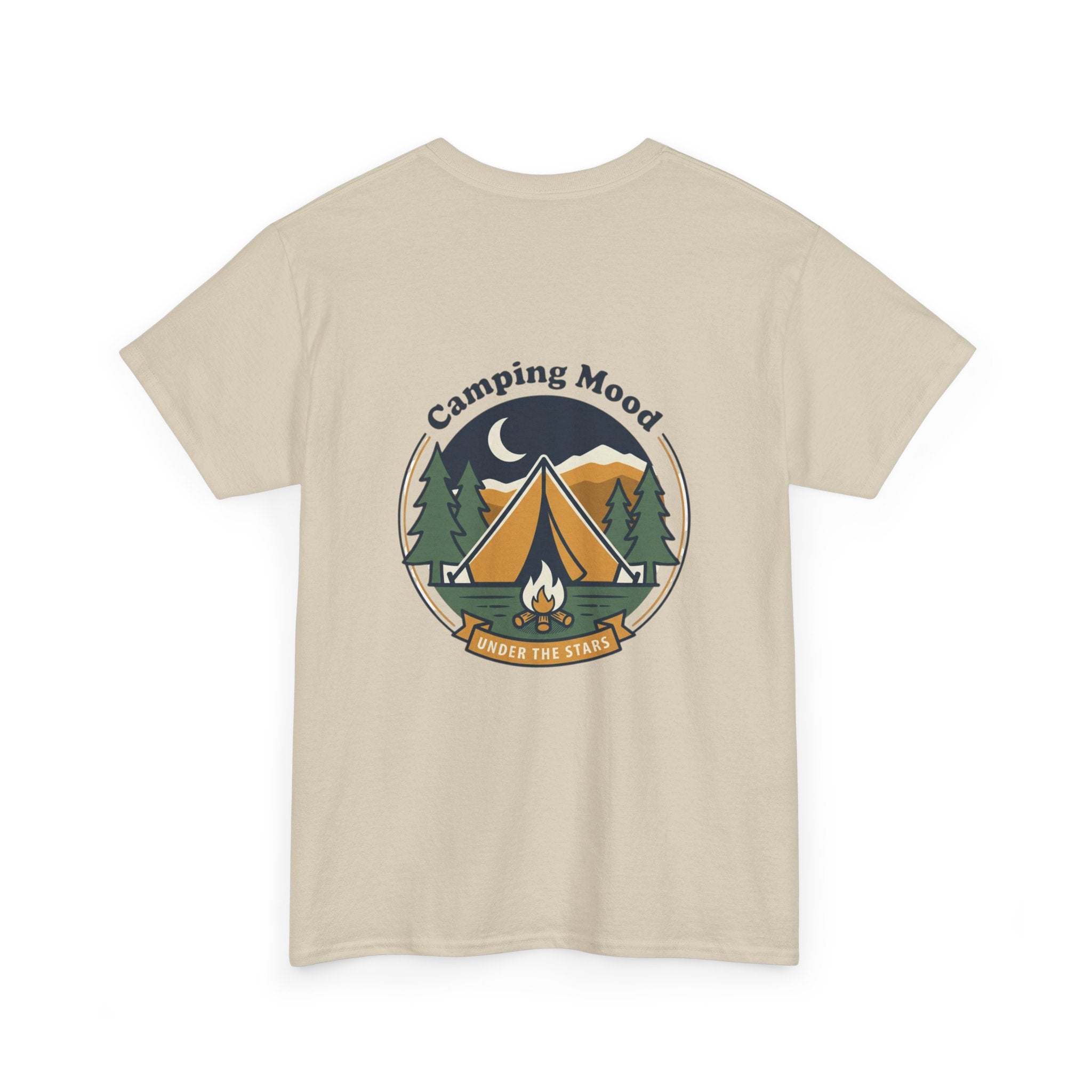 T-Shirt — "Fresh Air & Zero Notifications" Camping Graphic Tee