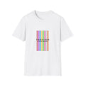 T-Shirt — 'Fashion Has No Gender' Rainbow Stripes Pride Tee