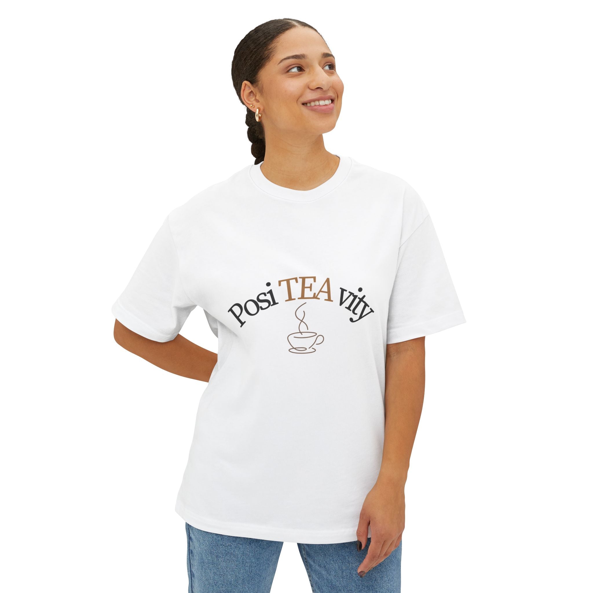 PosiTEAvity Tee — Positive Tea Lover Graphic T‑Shirt