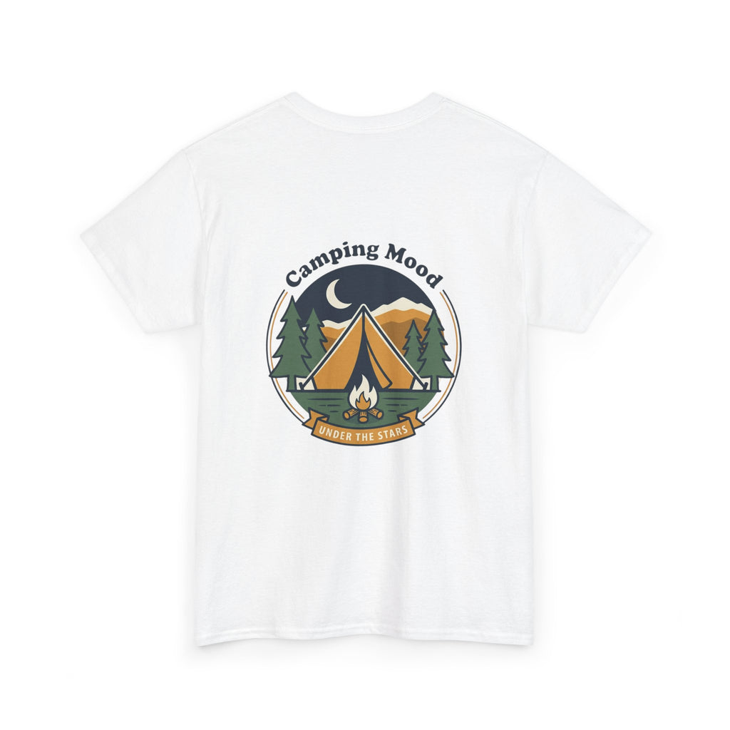 T-Shirt — "Fresh Air & Zero Notifications" Camping Graphic Tee